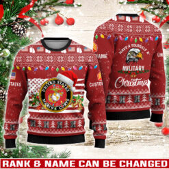 US Marine Corps, Once A Marine, Always A Marine - Knitted Sweater