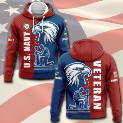 US Navy, E 8 Gold - Hoodie