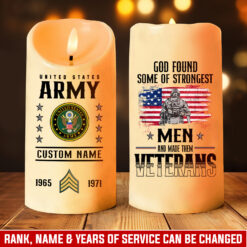 US Army, O 2 Army First Lieutenant - LED Candle
