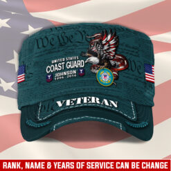 US Coast Guard, E 5 Red - Military Cap