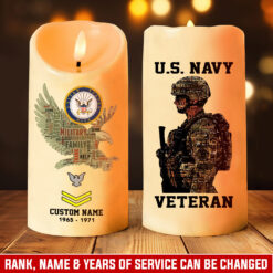 US Navy, E 2 White - LED Candle