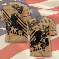 US Army, E 8 Army Master Sergeant - T-Shirt