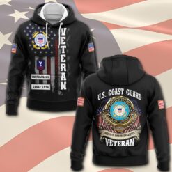 US Coast Guard, E 4 Red - Hoodie