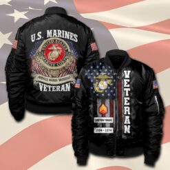 US Marine Corps, Never Retreat, Never Surrender - Bomber Jacket