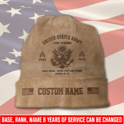 US Army, Once A Soldier, Always A Soldier - Full-Printed Beanie Hat