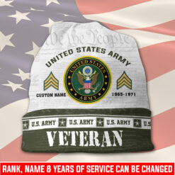 US Army, E 4 Army Corporal - Full-Printed Beanie Hat