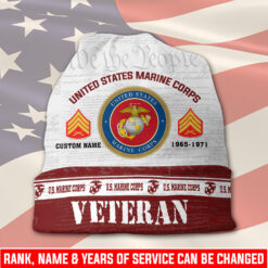 US Marine Corps, Honor The Fallen - Full-Printed Beanie Hat