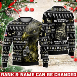 US Army, Lest We Forget - Knitted Sweater