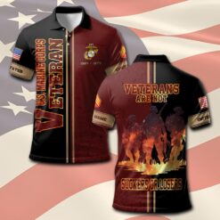 US Marine Corps, E 7 Marines Gunnery Sergeant - Polo Shirt