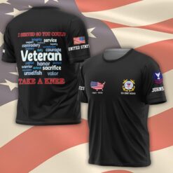 US Coast Guard, E 5 Red - T-Shirt