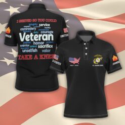 US Marine Corps, Never Retreat, Never Surrender - Polo Shirt