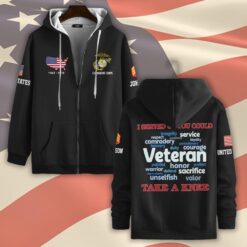 US Marine Corps, Freedom Isn't Free - Zip Hoodie