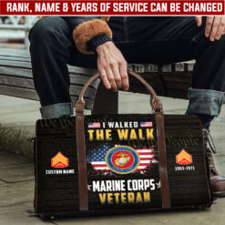 US Marine Corps, Honor The Fallen - Travel Bag - Size L: 20.4 x 9.4 x 10.2 inches