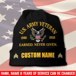 US Army, Proud To Have Served - Full-Printed Beanie Hat