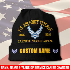 US Air Force , E 8 Air Force First Sergeant - Full-Printed Beanie Hat