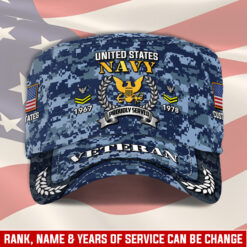 US Navy, Land Of The Free, Because Of The Brave - Military Cap