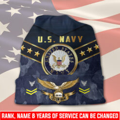 US Navy, E 9 Gold - Full-Printed Beanie Hat