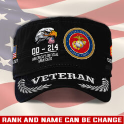 US Marine Corps, Remember - Honor - Respect - Military Cap