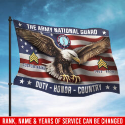 Army National Guard, Proud To Have Served - Flying Flag 3×5 Feet(90×150 Cm)