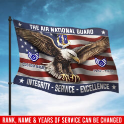 Air National Guard, Proud To Have Served - Flying Flag 3×5 Feet(90×150 Cm)