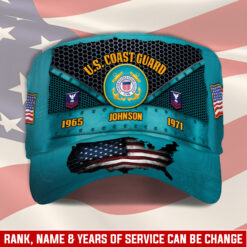 US Coast Guard, E 3 Red - Military Cap