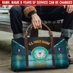 US Coast Guard, E 5 Gold - Travel Bag - Size L: 20.4 x 9.4 x 10.2 inches