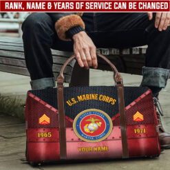 US Marine Corps, Served With Pride - Travel Bag - Size L: 20.4 x 9.4 x 10.2 inches
