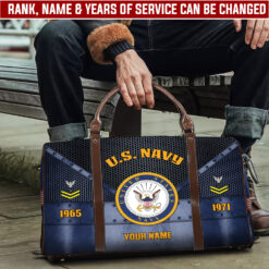 US Navy, Semper Fortis - Travel Bag - Size L: 20.4 x 9.4 x 10.2 inches