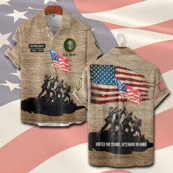 US Army, E 7 Army Sergeant First Class - Short Sleeve Button Shirt