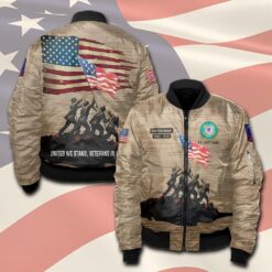 US Coast Guard, E 9 Gold - Bomber Jacket