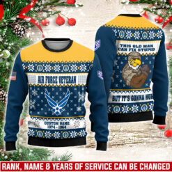 US Air Force , Honor, Duty, Service - Knitted Sweater
