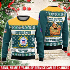 US Coast Guard, Proud To Have Served - Knitted Sweater
