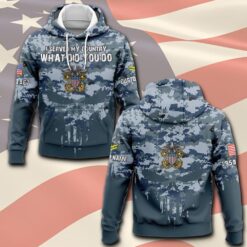 US Navy, E 7 Gold - Hoodie
