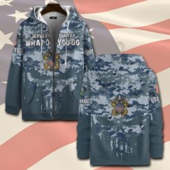 US Navy, E 4 Gold - Zip Hoodie