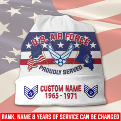 US Air Force , E 7 Air Force Master Sergeant - Full-Printed Beanie Hat