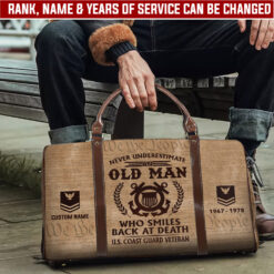 US Coast Guard, Defender of Freedom - Travel Bag - Size L: 20.4 x 9.4 x 10.2 inches