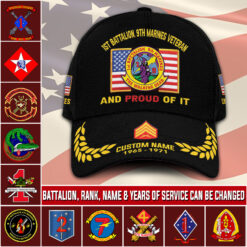 Marine Battalion, E 9 Marines Sergeant Major - Classic Cap
