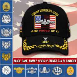 Navy Badge, Freedom Over Fear - Classic Cap