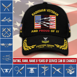 Navy Rating, American By Birth, Veteran By Choice - Classic Cap