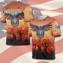 US Air Force , Proud To Have Served - T-Shirt