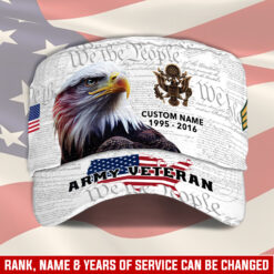 US Army, American By Birth, Veteran By Choice - Military Cap