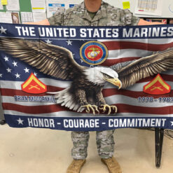 US Marine Corps Flying Flag - THFCustom24110202 - 3×5 Feet(90×150 Cm)