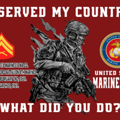 US Marine Corps Flying Flag - THFCustom24110401 - 3×5 Feet(90×150 Cm)