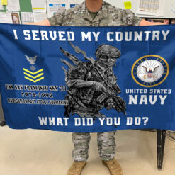 US Navy Flying Flag - THFCustom24110402 - 3×5 Feet(90×150 Cm)