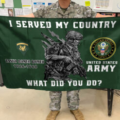 US Army Flying Flag - THFCustom24110503 - 3×5 Feet(90×150 Cm)