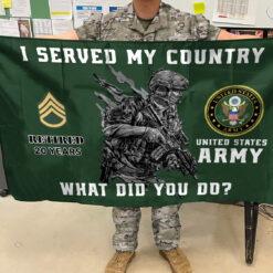 US Army Flying Flag - THFCustom24112003 - 2×3 Feet(60×90 Cm)