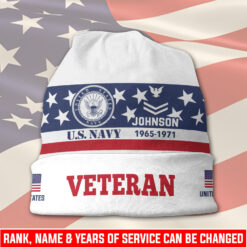 US Navy, E 6 Gold - Full-Printed Beanie Hat