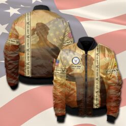 US Navy, E 8 Gold - Bomber Jacket