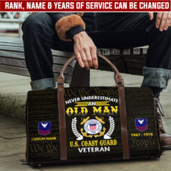 US Coast Guard, E 3 Blue - Travel Bag - Size L: 20.4 x 9.4 x 10.2 inches