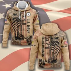 US Navy, Proud Veteran - Hoodie